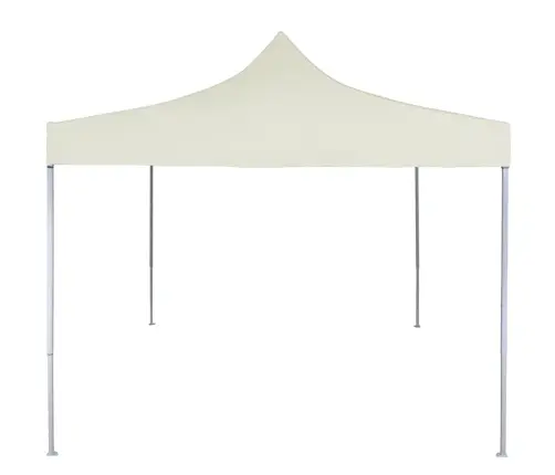 Sulankstoma Proginė Palapinė, Kreminė, 2X2M, Plienas