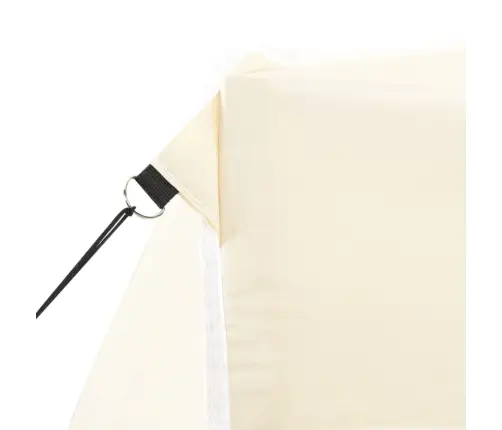 Saliekama Nojume Ar 4 Sienām, Krēmkrāsa, 2X2 M, Tērauds Vidaxl