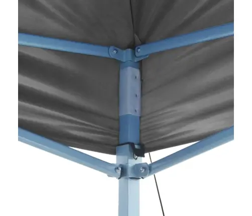 Saliekama Nojume Ar 2 Sienām, Pelēka, 2X2 M, Tērauds Vidaxl