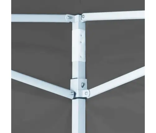 Saliekama Nojume Ar 4 Sienām, Pelēka, 2X2 M, Tērauds Vidaxl