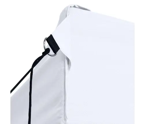 Saliekama Nojume Ar 4 Sienām, Balta, 280X410X315 Cm, Tērauds Vidaxl