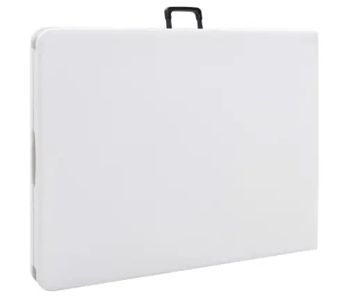 Kokkupandav Aialaud 2 Pingiga 180 cm Teras Ja Hdpe, Valge