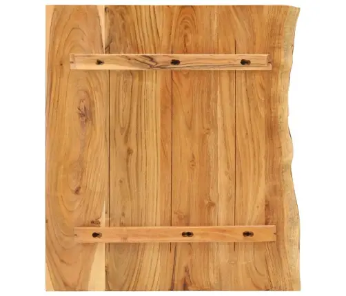 Vannitoakapi Plaat Tugevast Akaatsiapuidust, 58X52X2,5 Cm