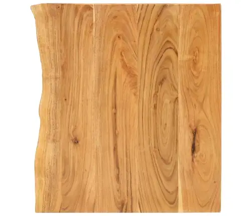 Vannitoakapi Plaat Tugevast Akaatsiapuidust, 58X52X3,8 Cm