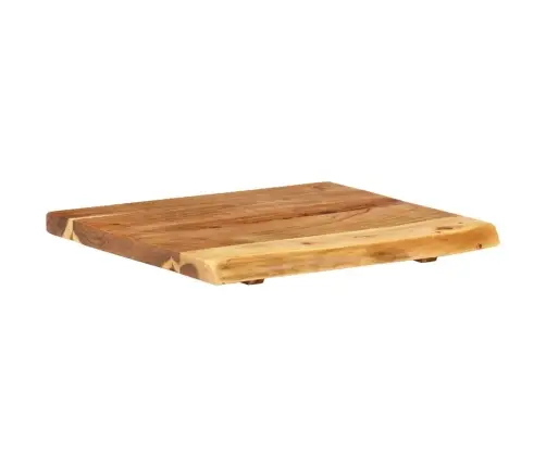 Vannitoakapi Plaat Tugevast Akaatsiapuidust, 58X52X3,8 Cm