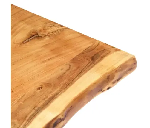 Galda Virsma, Akācijas Masīvkoks, 118X(50-60)X2,5 Cm Vidaxl
