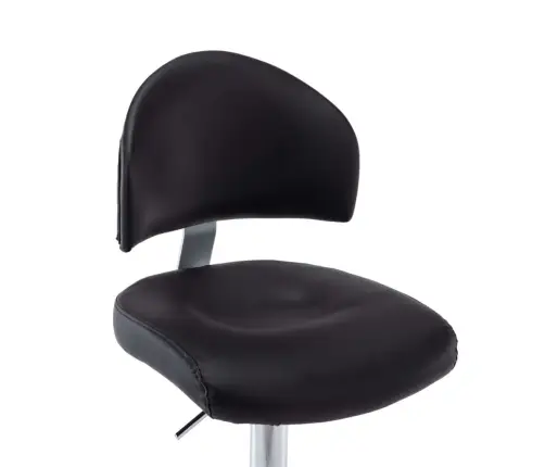 Bāra Krēsli, 2 Gab., Melna Mākslīgā Āda Vidaxl