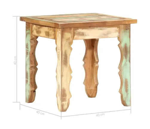 Kafijas Galdiņš, 40X40X40 Cm, Pārstrādāts Masīvkoks Vidaxl Kafijas Galdiņš, 40X40X40 Cm, Pārstrādāts Masīvkoks Vidaxl