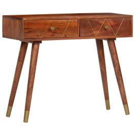 Konsoles Galdiņš, 90X35X76 Cm, Akācijas Masīvkoks Vidaxl