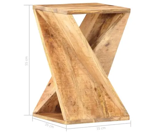 Galdiņš, 35X35X55 Cm, Mango Masīvkoks Vidaxl Galdiņš, 35X35X55 Cm, Mango Masīvkoks Vidaxl