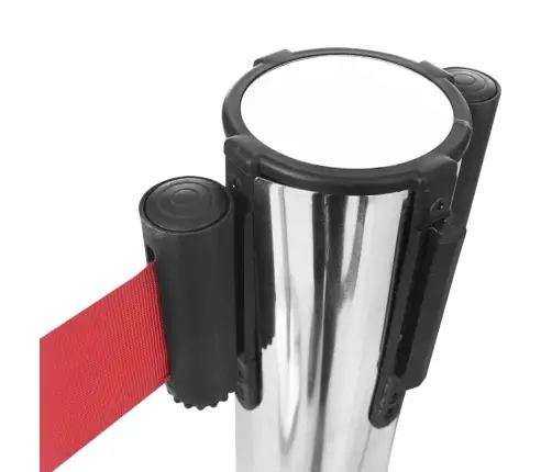 Ištraukiamas Diržas Užtvarai, Raudonos Spalvos, 200Cm