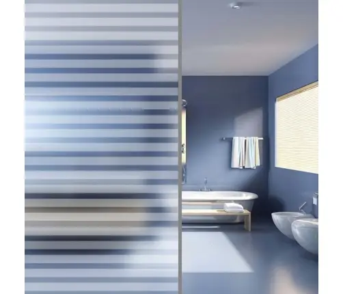 Loga Plēve, Matēta, Strīpas, 0,9X50 M, Pvc Vidaxl