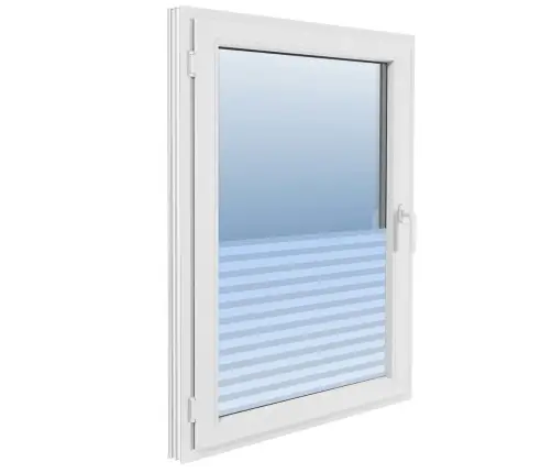 Loga Plēve, Matēta, Strīpas, 0,9X100 M, Pvc Vidaxl