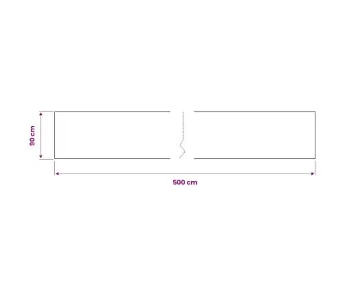 Mēbeļu Līmplēve, Balta, 500X90 Cm, Pvc Vidaxl