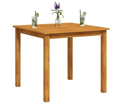 Dārza Galds, 85X85X74 Cm, Akācijas Masīvkoks Vidaxl