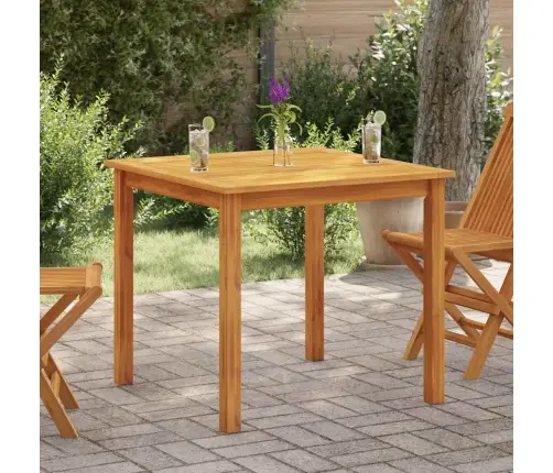 Dārza Galds, 85X85X74 Cm, Akācijas Masīvkoks Vidaxl