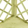 Stūra Pergola Ar Sēdekli, 130X130X197 Cm, Impregnēta Priede Vidaxl