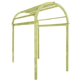 Špaleru Arka / Pergola, 125X150X235 Cm, Impregnēts Priedes Koks Vidaxl