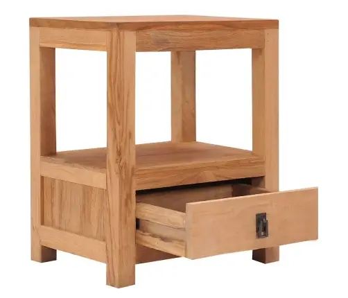 Naktsskapītis, 40X30X50 Cm, Masīvs Tīkkoks Vidaxl