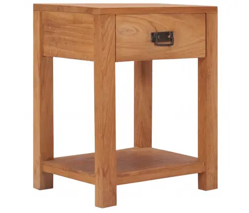 Naktsskapītis, 35X35X50 Cm, Masīvs Tīkkoks Vidaxl