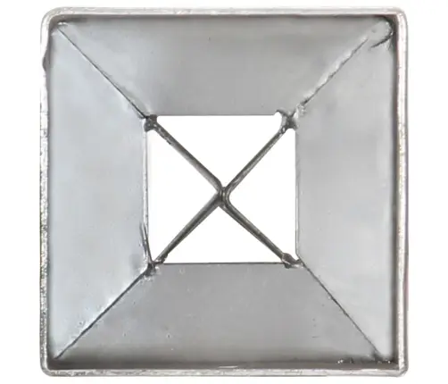 Zemes Mietiņi, 6 Gab., Sudraba Krāsa, 7X7X90 Cm, Tērauds Vidaxl