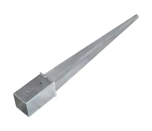 Maavaiad 12 Tk Hõbedane 8 X 8 X 76 Cm Tsingitud Teras