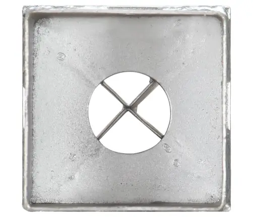 Maavaiad 12 Tk Hõbedane 8 X 8 X 76 Cm Tsingitud Teras