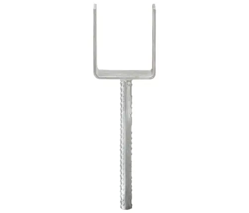 Maavaiad 6 Tk Hõbedane 8 X 6 X 30 Cm Tsingitud Teras