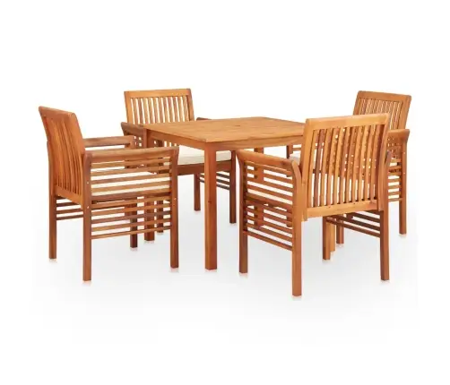 Lauko Valgomojo Komplektas Su Pagalvėlėmis, 5 Dalių, Akacija