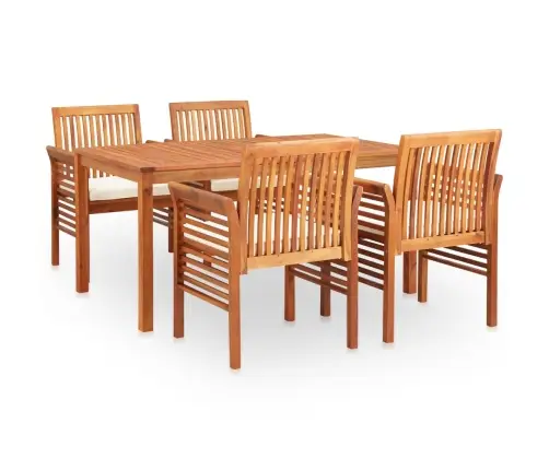 Lauko Valgomojo Komplektas Su Pagalvėlėmis, 5 Dalių, Akacija