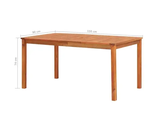 Lauko Valgomojo Komplektas Su Pagalvėlėmis, 5 Dalių, Akacija