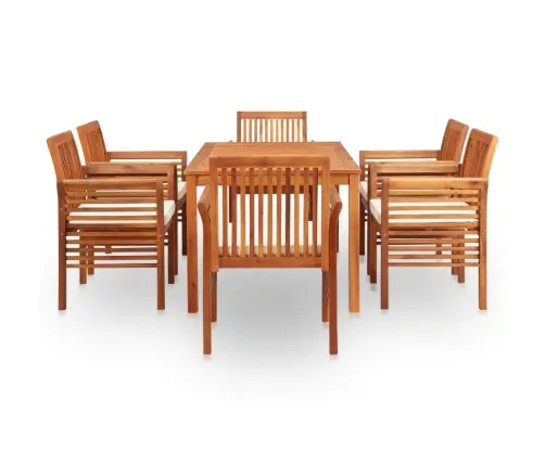 Lauko Valgomojo Komplektas Su Pagalvėlėmis, 7 Dalių, Akacija