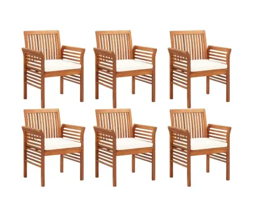 Lauko Valgomojo Komplektas Su Pagalvėlėmis, 7 Dalių, Akacija