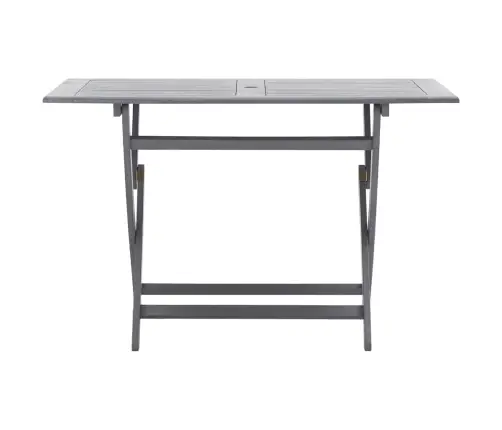 5-Daļīgs Dārza Mēbeļu Komplekts, Akācijas Masīvkoks, Pelēks Vidaxl