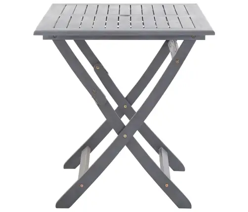 5-Daļīgs Dārza Mēbeļu Komplekts, Akācijas Masīvkoks, Pelēks Vidaxl