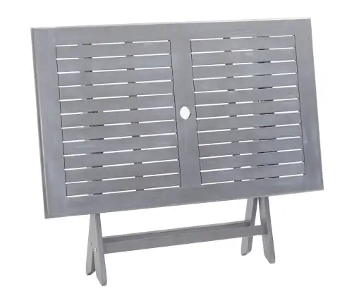 5-Daļīgs Dārza Mēbeļu Komplekts, Akācijas Masīvkoks, Pelēks Vidaxl