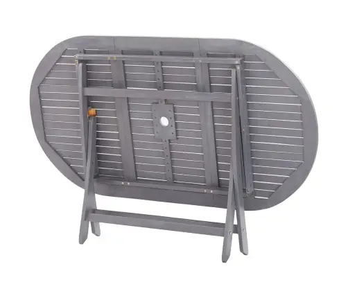 9-Osaline Aiamööblikomplekt, Akaatsiapuit, Hall