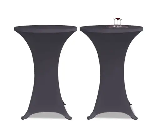 Galdu Pārvalki, 4 Gab., 70 Cm, Elastīgi, Antracīta Pelēki Vidaxl