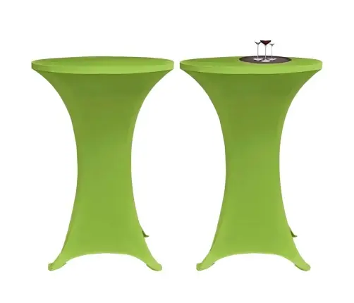 Galdu Pārvalki, 4 Gab., 70 Cm, Zaļš Elastīgs Audums Vidaxl