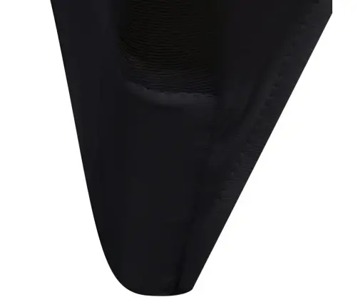 Kėdžių Užvalkalai, 12Vnt., Juodos Spalvos, Įtempiami (2X241198)