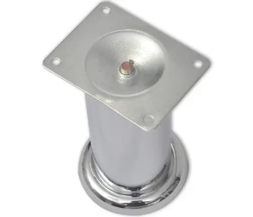 Dīvāna Kājas, Apaļas, 8 Gab., Hroms, 120 Mm Vidaxl