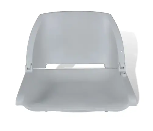 Laivas Krēsli, 2 Gab., Nolaižama Atzveltne, 41X51X48 Cm, Pelēki Vidaxl