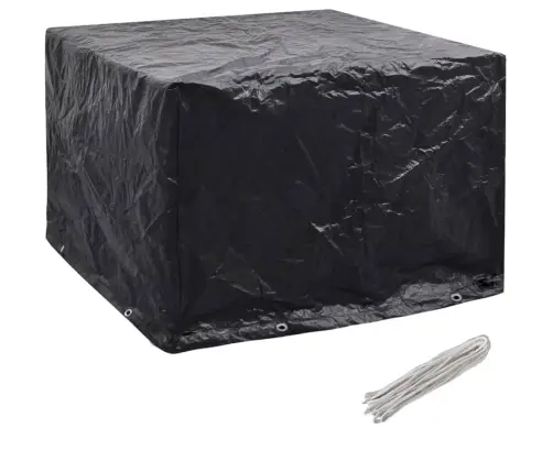 Dārza Mēbeļu Pārklāji, 2 Gab., 8 Gredzeni, 122X122X98 Cm Vidaxl