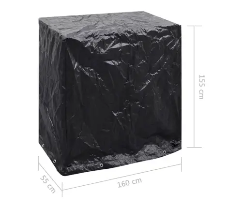 Dārza Mēbeļu Pārklāji Tenisa Galdiem, 2 Gab., 160X55X182 Cm Vidaxl