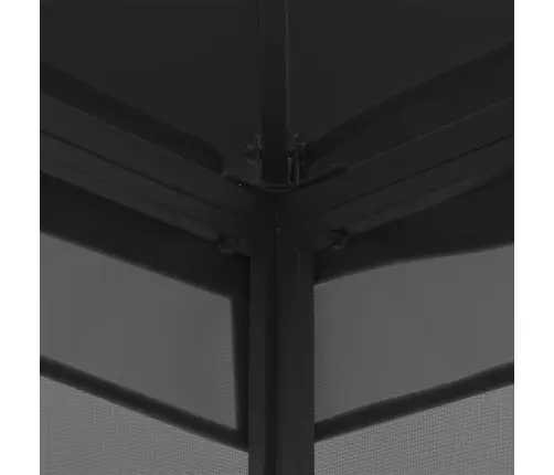 Pavėsinė Su Tinkleliu, Antracito Spalvos, 300X400X265Cm