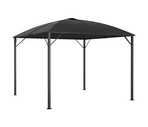 Pavėsinė Su Užuolaidomis, Antracito Spalvos, 300X300X265Cm