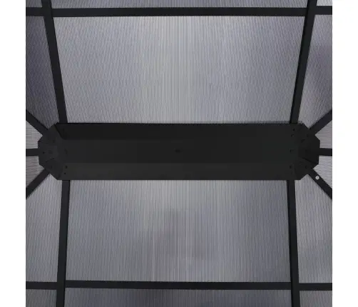 Dārza Nojume Ar Aizkariem, 400X300X265 Cm, Antracītpelēka Vidaxl