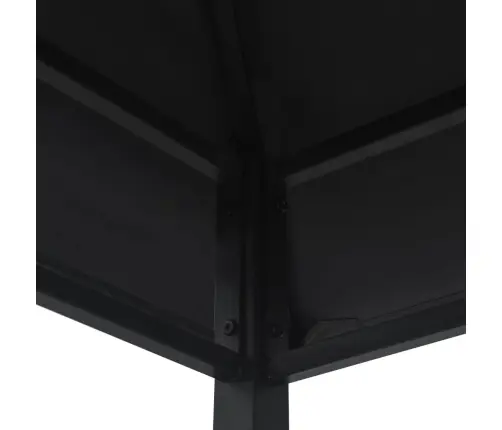 Dārza Nojume Grilam, 240X150X255 Cm, Antracītpelēka, Tērauds Vidaxl