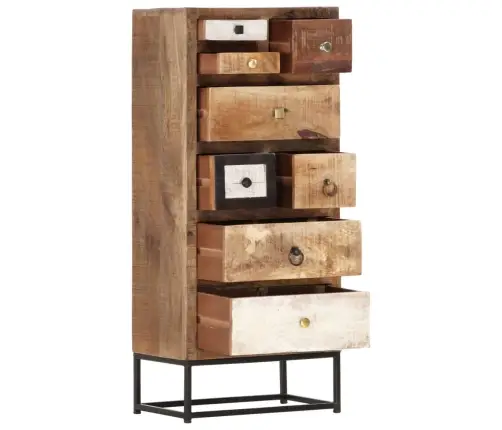 Kummut, 45 X 30 X 105 cm Toekas Taaskasutatud Puit