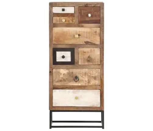 Kummut, 45 X 30 X 105 cm Toekas Taaskasutatud Puit